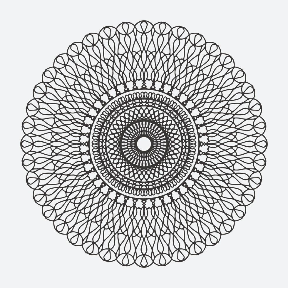 A circular design with a circular pattern vector