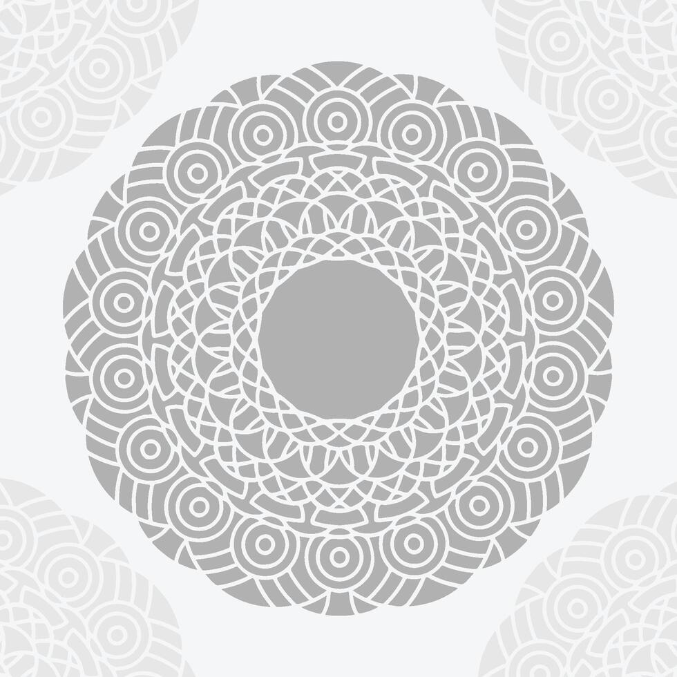 A circular pattern with a white background vector