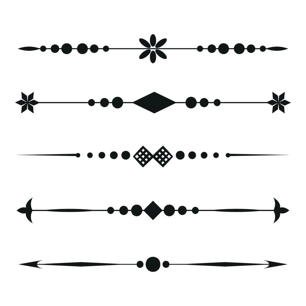 Decorative Lines Element Illustration Design vector