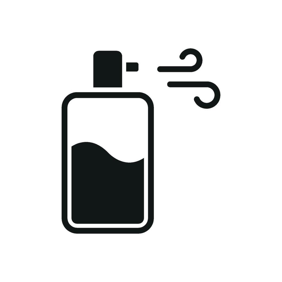 A perfect blend of simplicity and modern design, the air freshener icon delivers a fresh and minimalistic graphic concept. vector