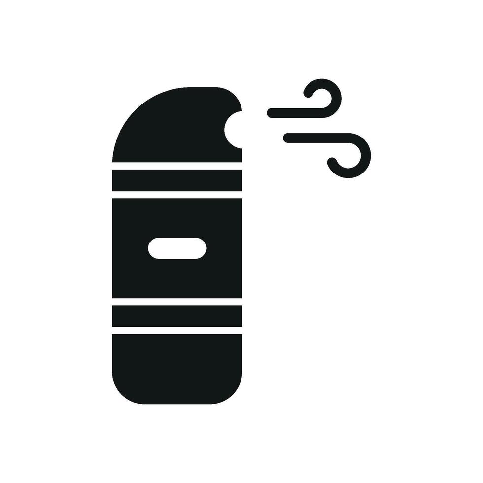 The air freshener icon delivers a modern and simple graphic design concept perfect for a clean and fresh visual effect. vector