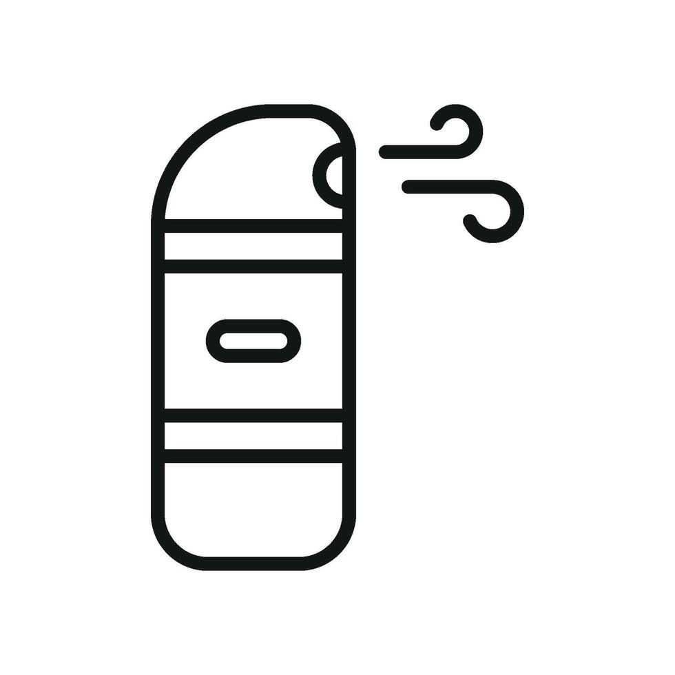 The air freshener icon offers a simple yet visually effective graphic created with modern design principles. vector