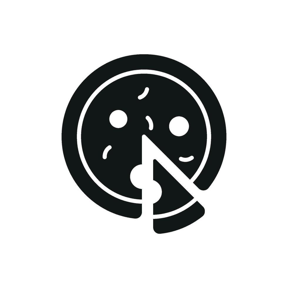 Pizza food pastry icon beautifully created in a modern and clean style vector