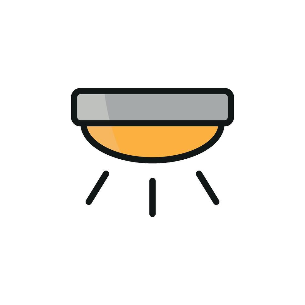Light bulb icon design showcasing simplicity and modern aesthetic concept graphic vector