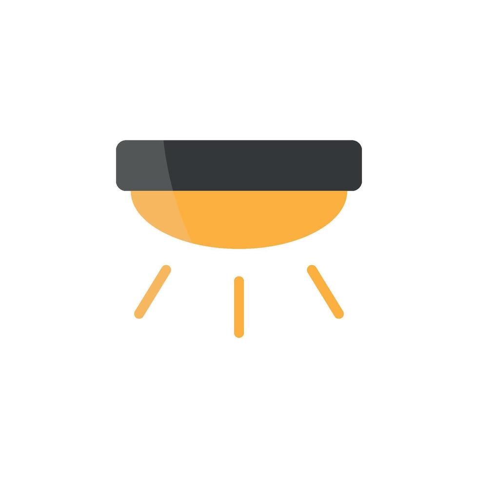 A stylish and modern visual representation of a light bulb icon with a minimalistic touch vector