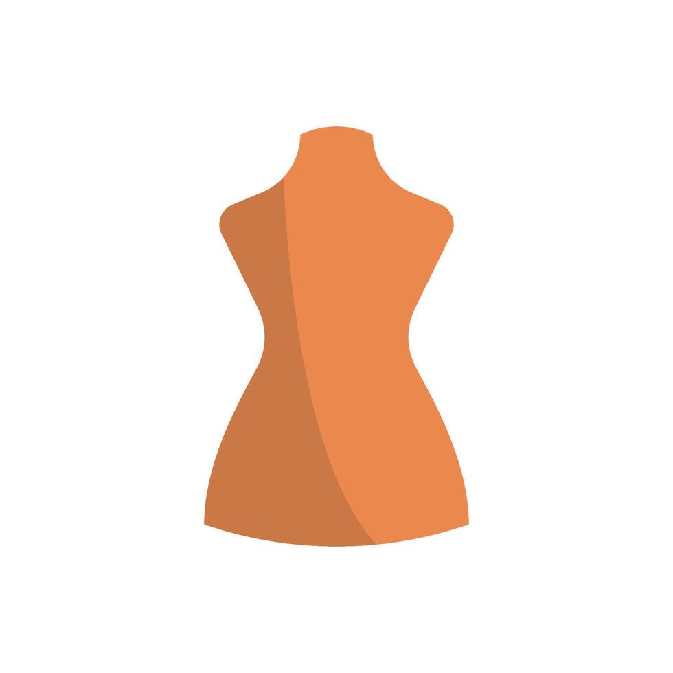 Featuring a clean and contemporary design the mannequin tailor icon is the perfect graphic representation for tailoring services or fashion projects. vector