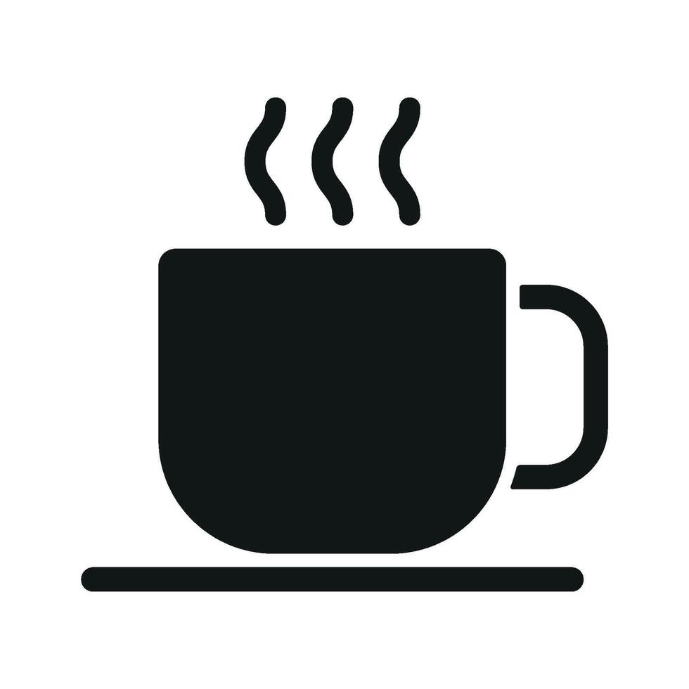 Modern graphic concept showcasing a simple coffee glass icon design vector
