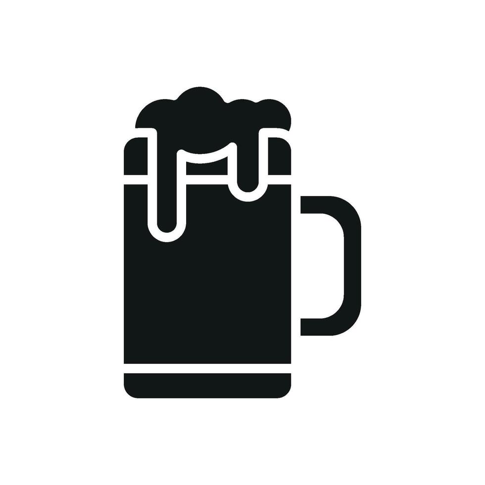 Sleek design concept presenting a contemporary beer glass bottle icon graphic vector