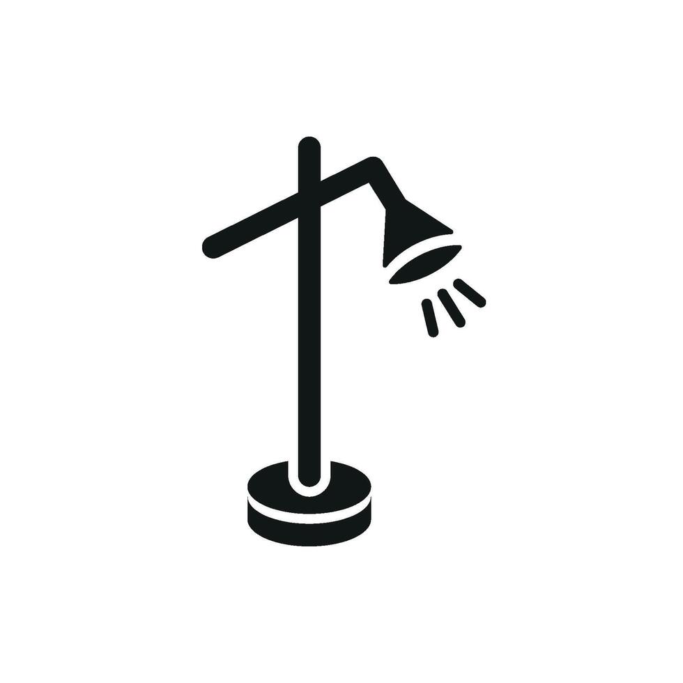 A floor lamp icon celebrates simplicity and elegance through its minimal and modern design features The floor lamp icon integrate vector