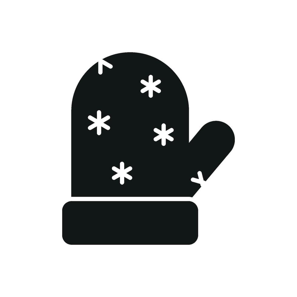The illustration of Santa gloves in a minimalist style focuses on their iconic red and white features using sleek shapes smooth textures and contemporary aesthetics vector
