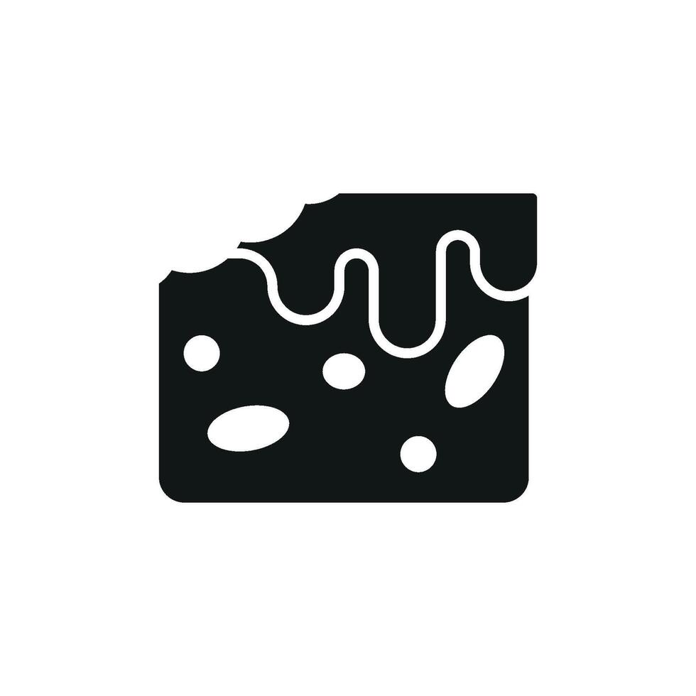 A brownies design created in a modern and simple style highlights the desserts layered profile and fudgy texture using soft gradients and clean visuals vector