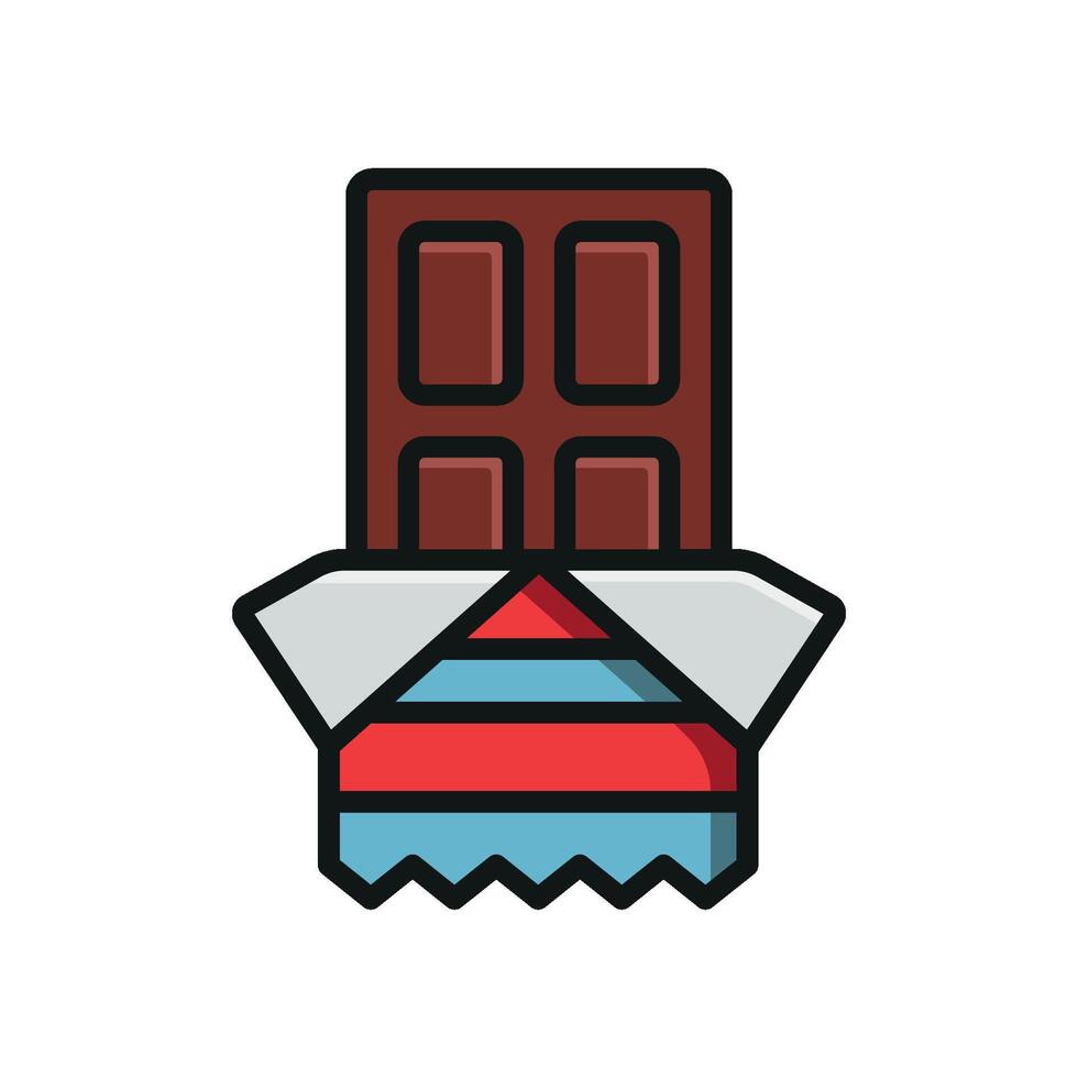 The minimalist concept of a chocolate bar uses bold lines and monochromatic tones to create a visually striking design perfect for contemporary aesthetics vector