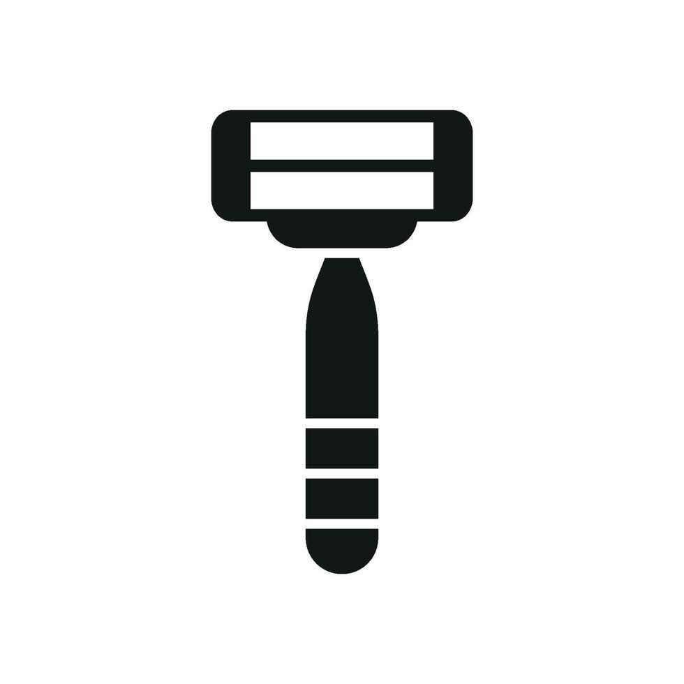 The razor bathroom icon embodies a seamless blend of utility and modern graphic design vector