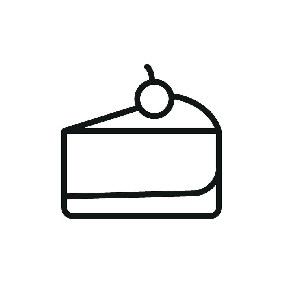 A modern cheesecake icon captures the desserts elegance with simple shapes muted colors and smooth textures to create a fresh and sophisticated design vector