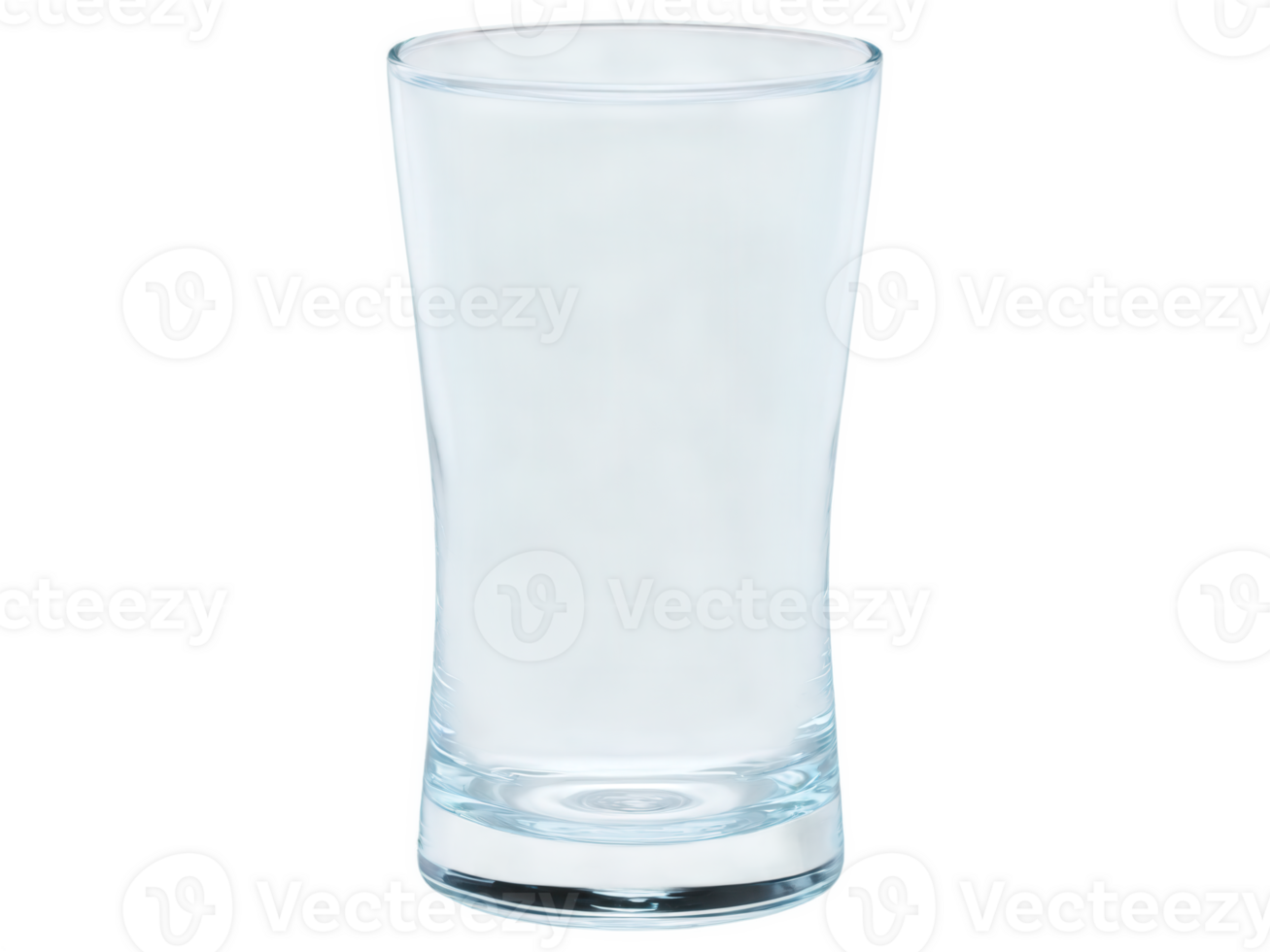 Water Glass A clear, medium-sized glass filled with fresh, still water. The water is crystal clear, showcasing the simplicity png