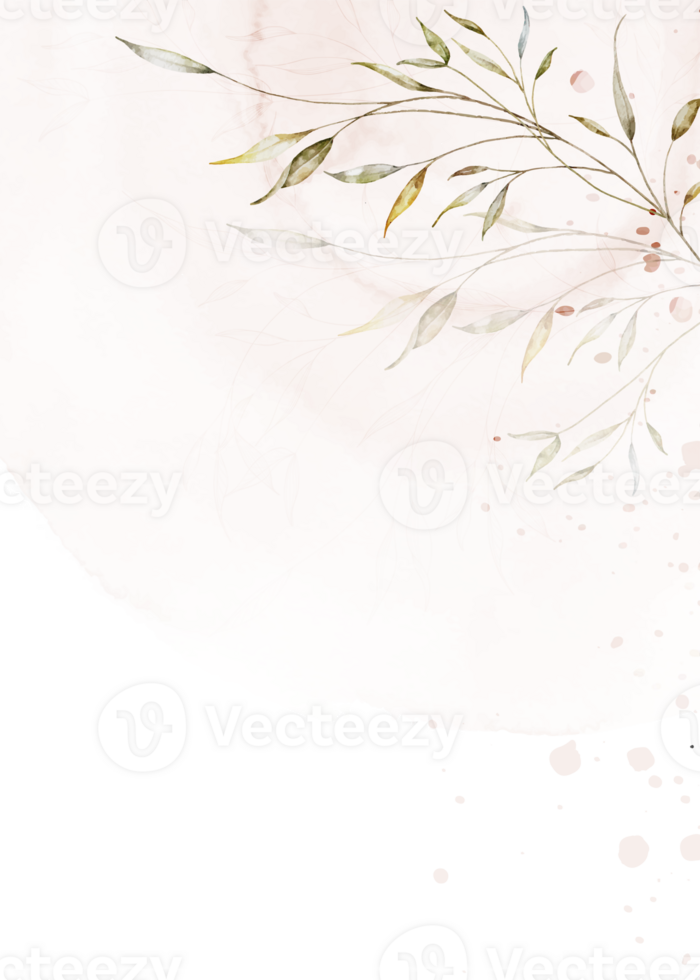Abstract Watercolor Template png