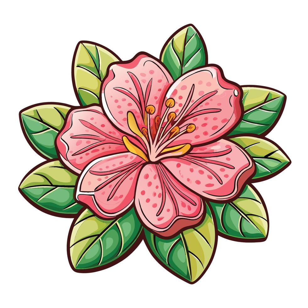 Simple Azalea Grace vector