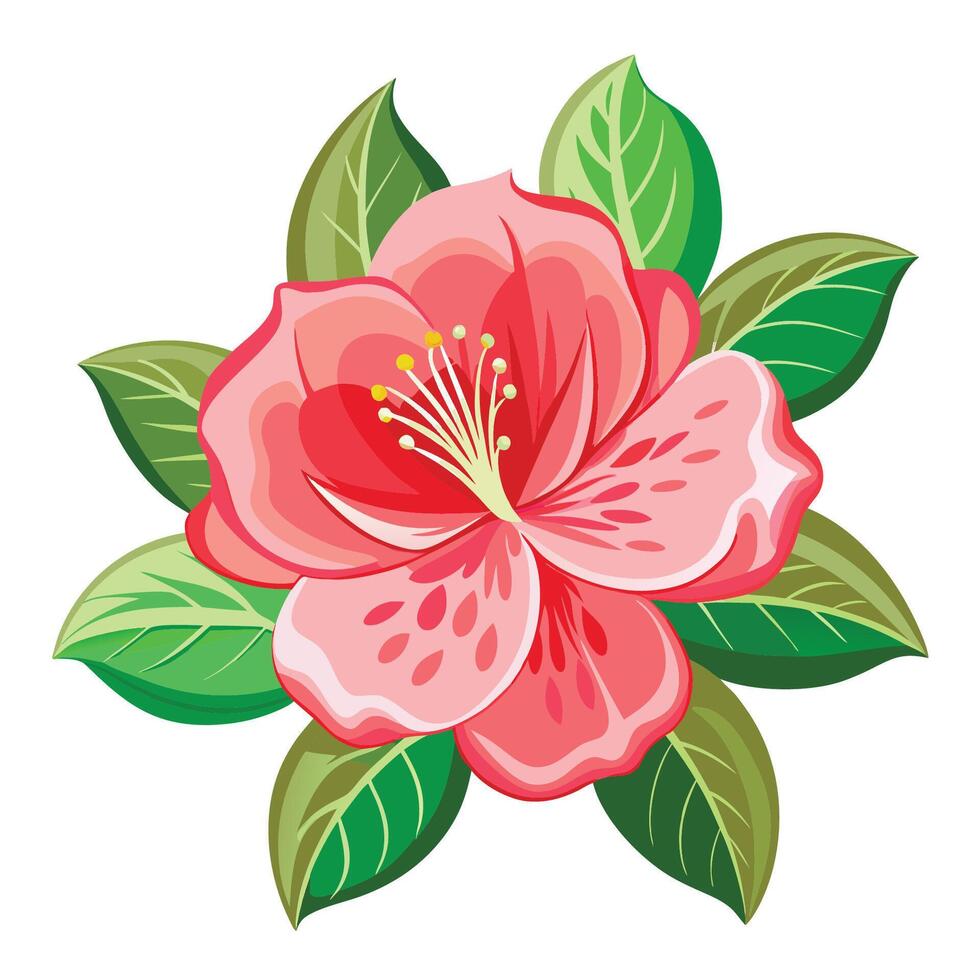 Stunning Azalea Display vector