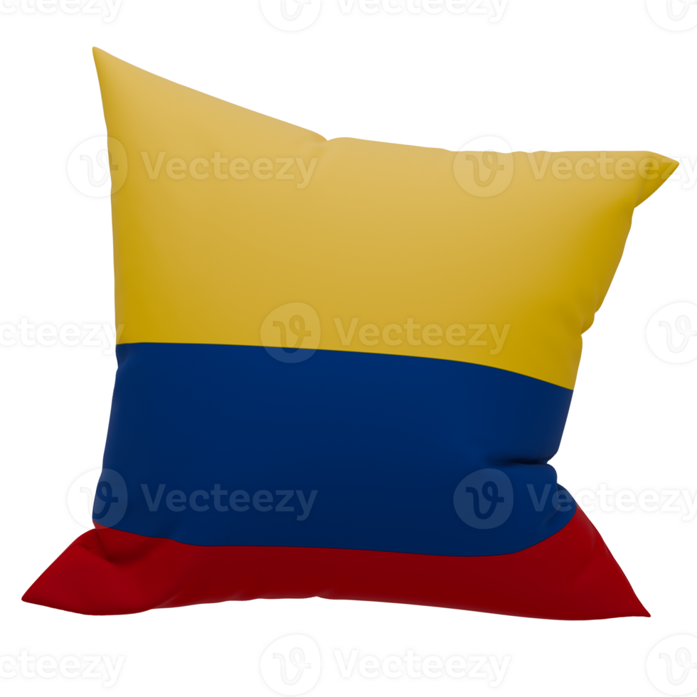 Colombia flag pillow png