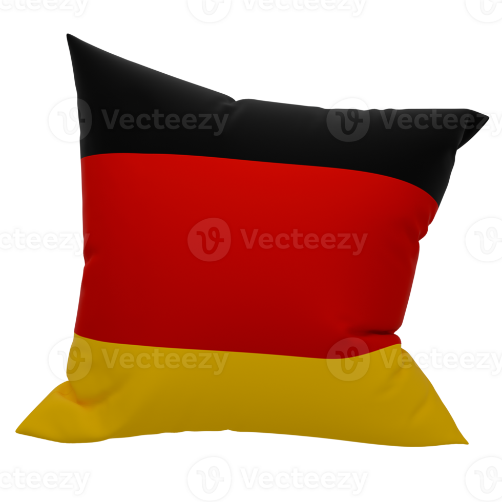 A pillow with the flag of germany png
