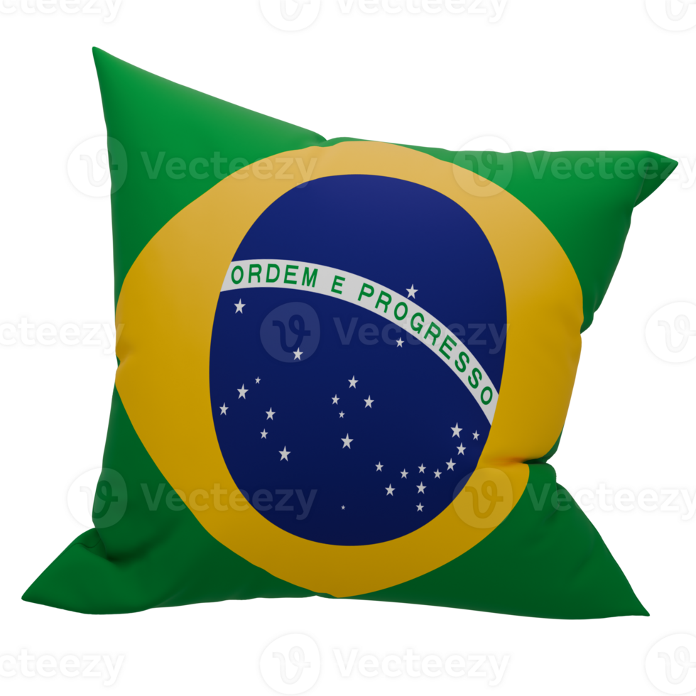 Brazil flag pillow png
