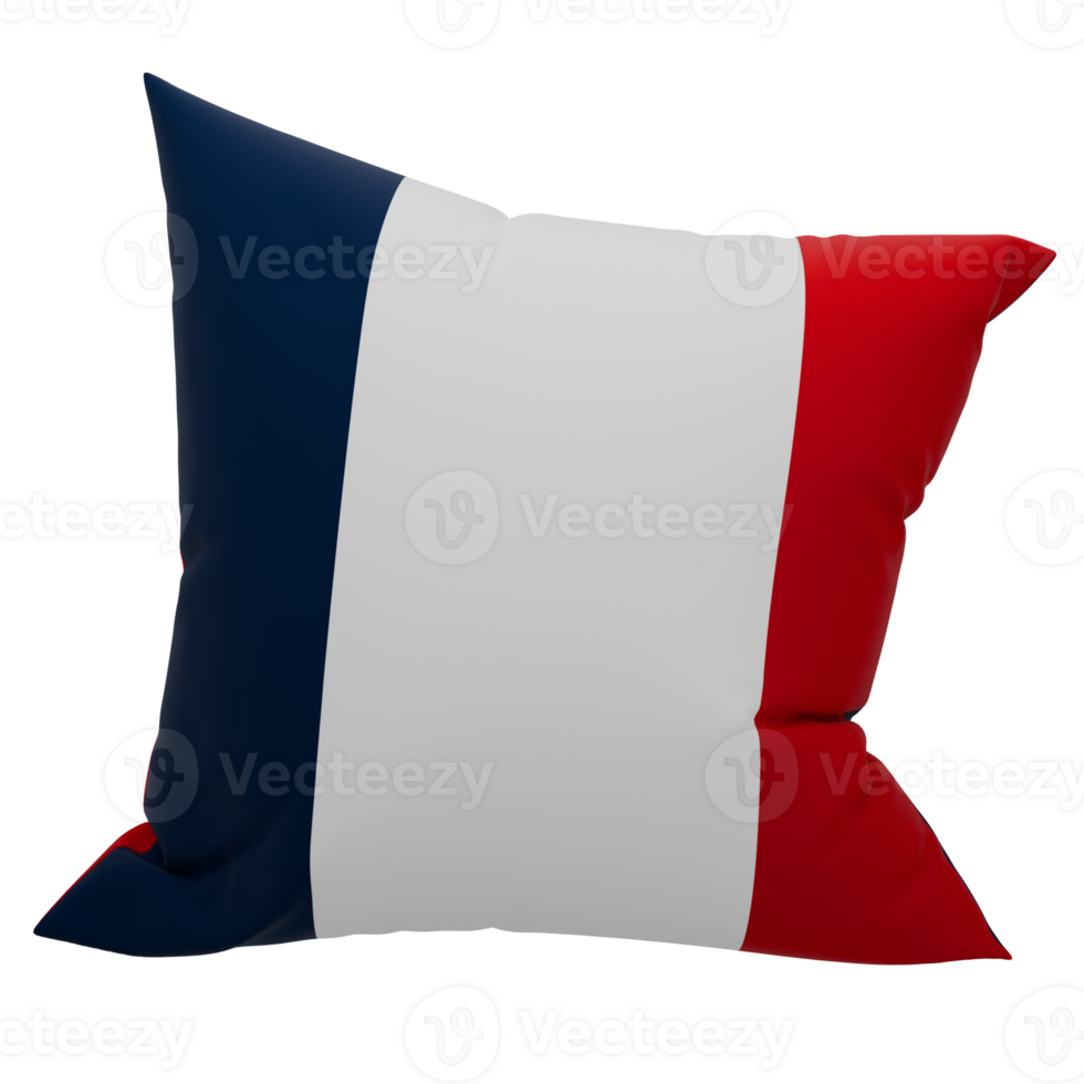 A pillow with the flag of france png