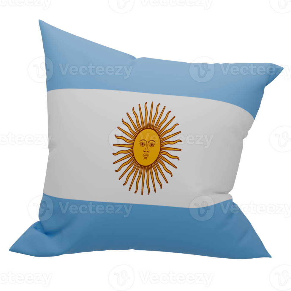 bandiera di argentina cuscino png