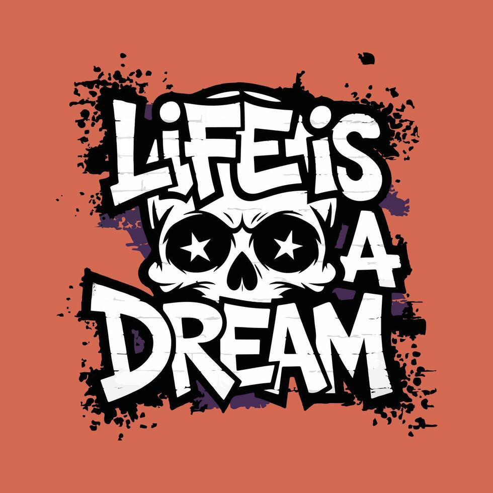 Trendy Skull Graphic T-Shirts vector