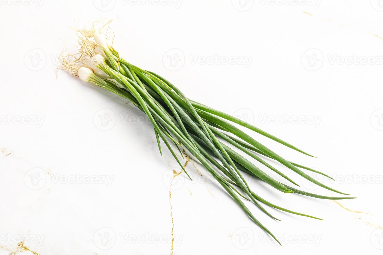 Young aroma fresh green onion photo