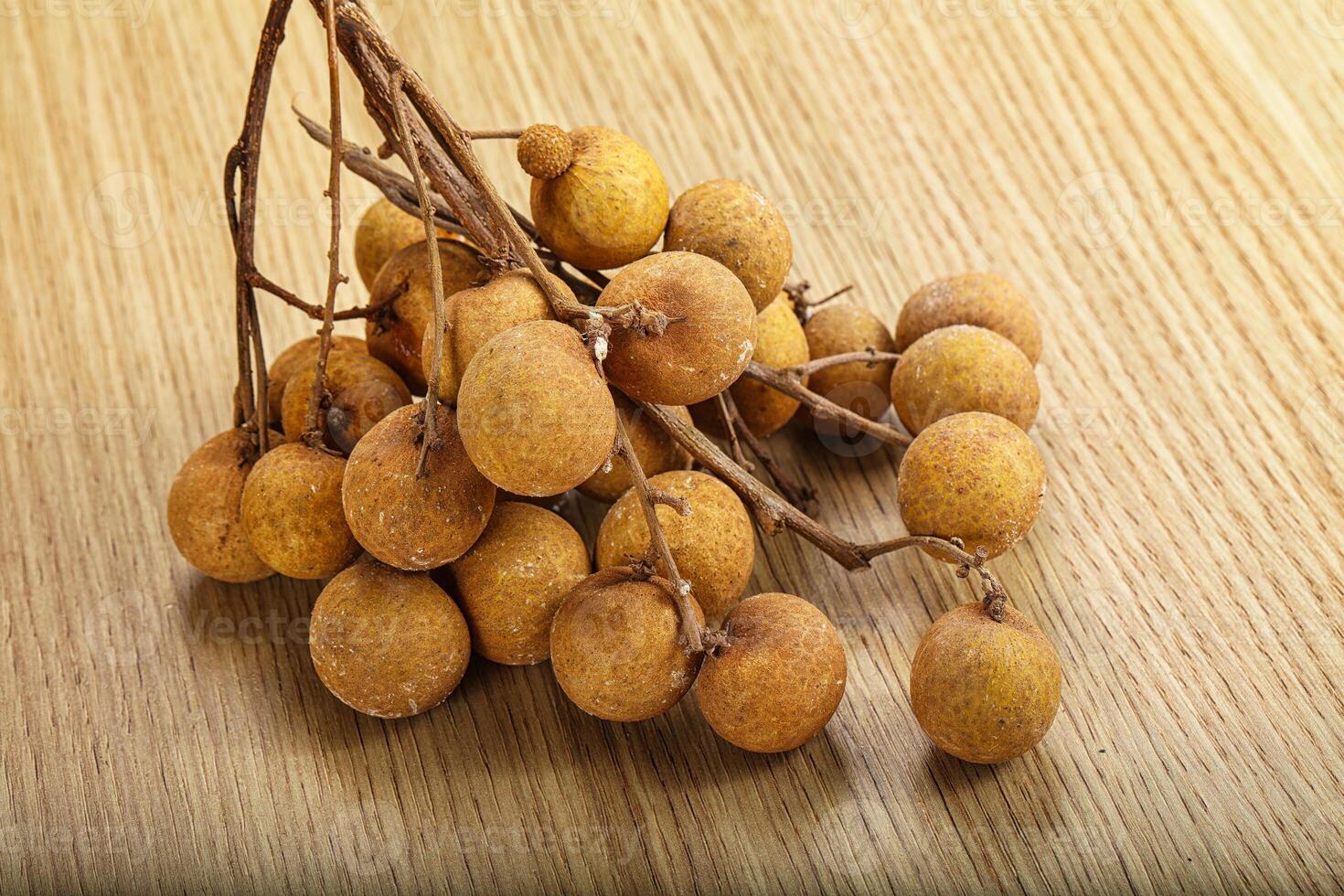 Ripe sweet tropical Longan fruit photo