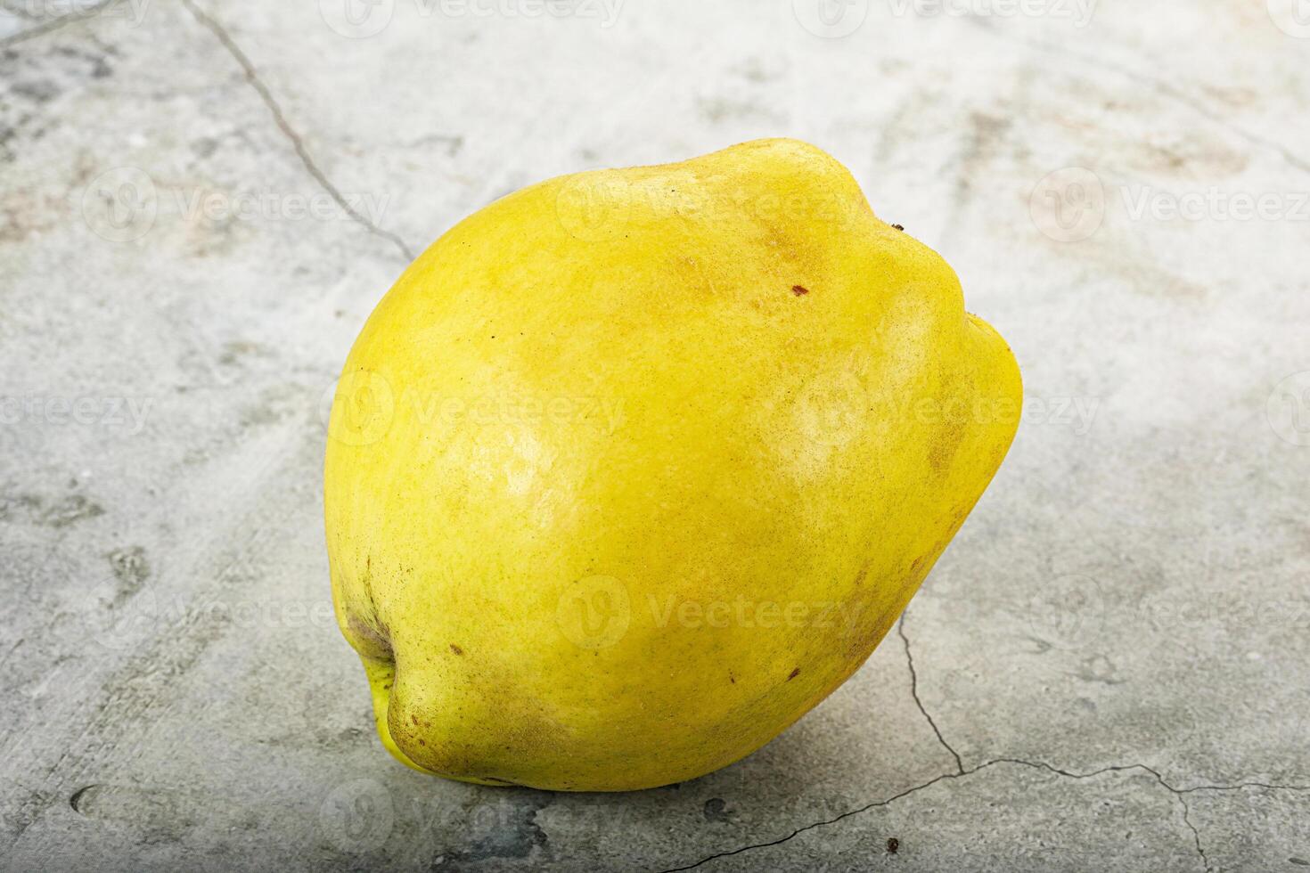 Ripe sweet organic quince fruit photo