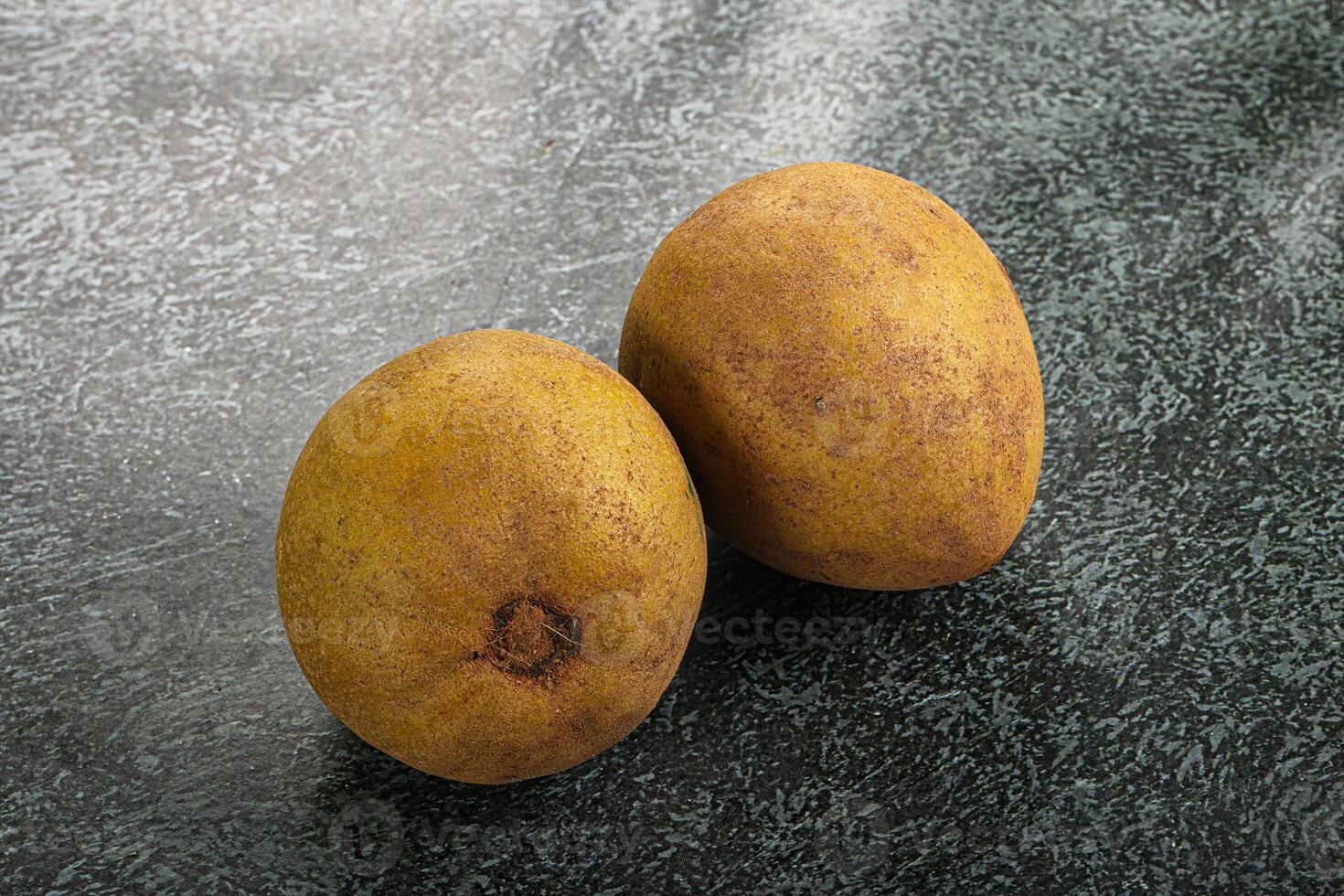 Sweet exotic tropical fruit - Sapodilla photo