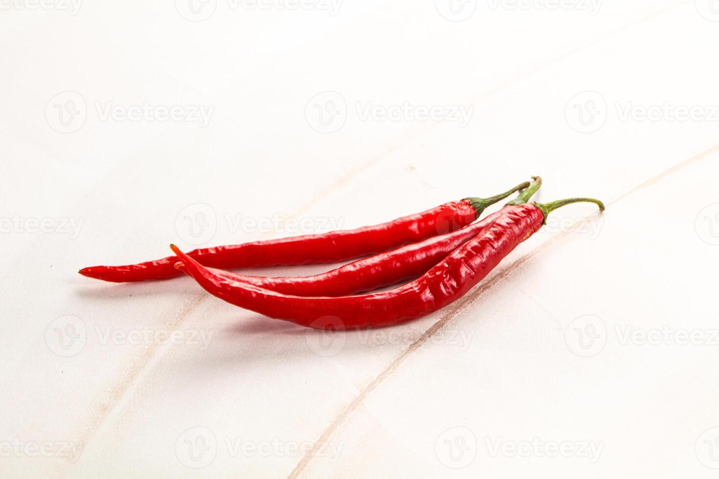 Red hot chilli peppers heap photo