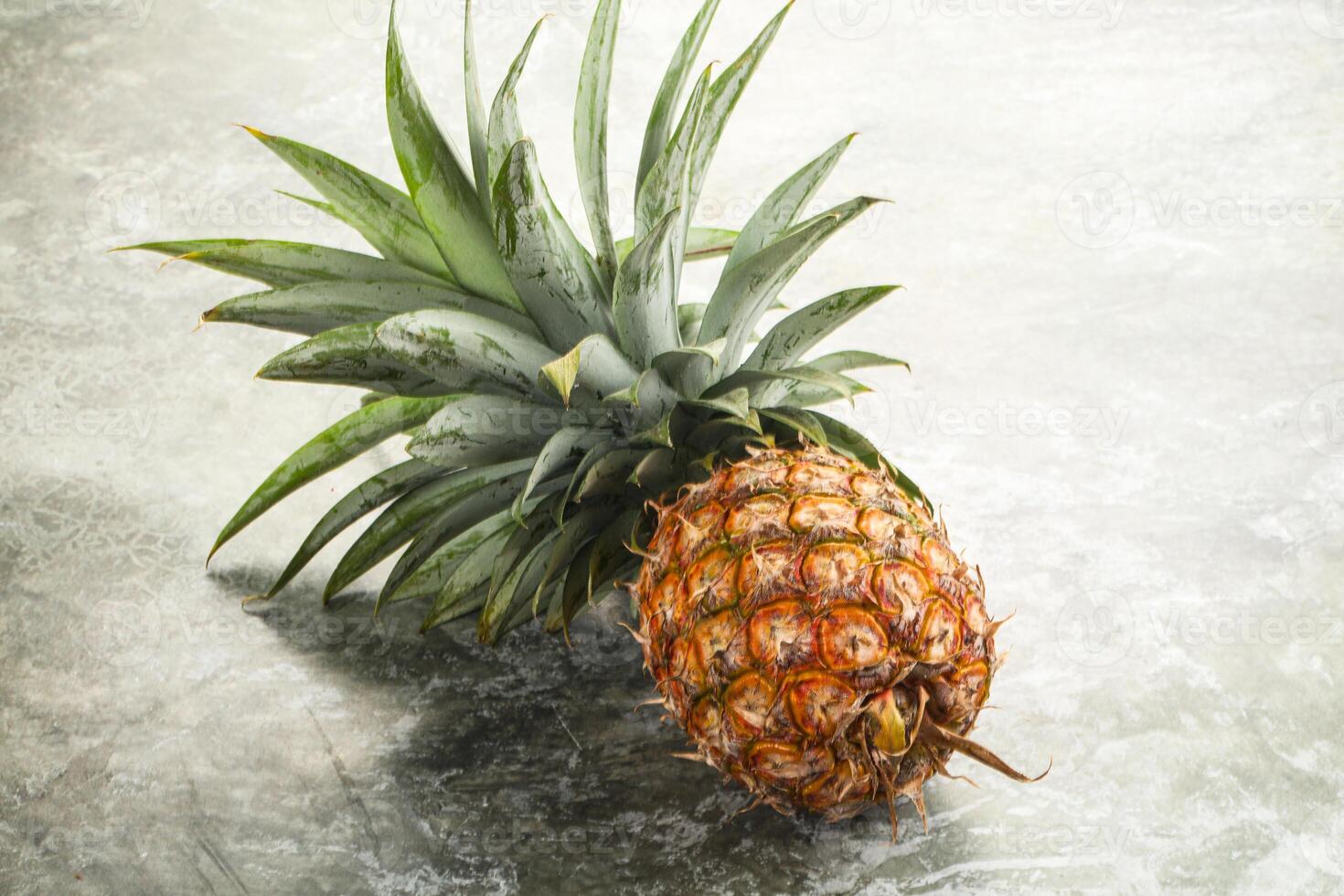 Tropical sweet exotic Pineapple fruit photo
