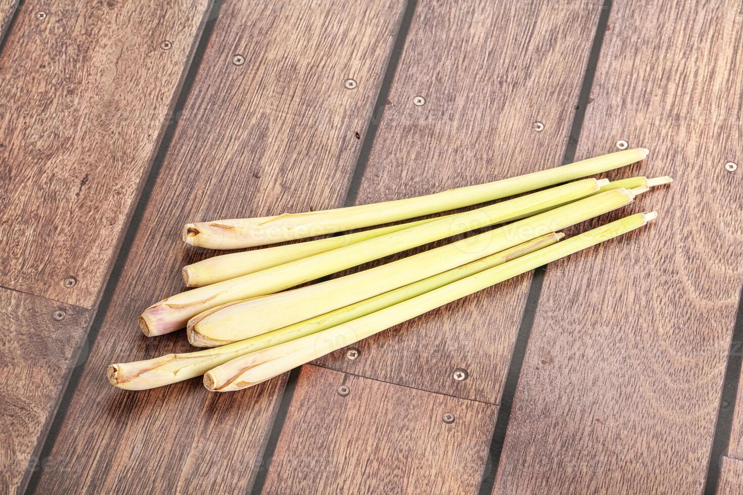 Green lemongrass stem aroma seasoning photo