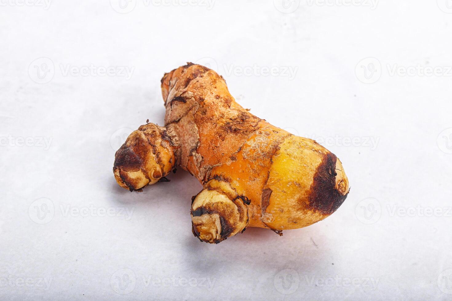 Fresh curcuma root for cooking photo