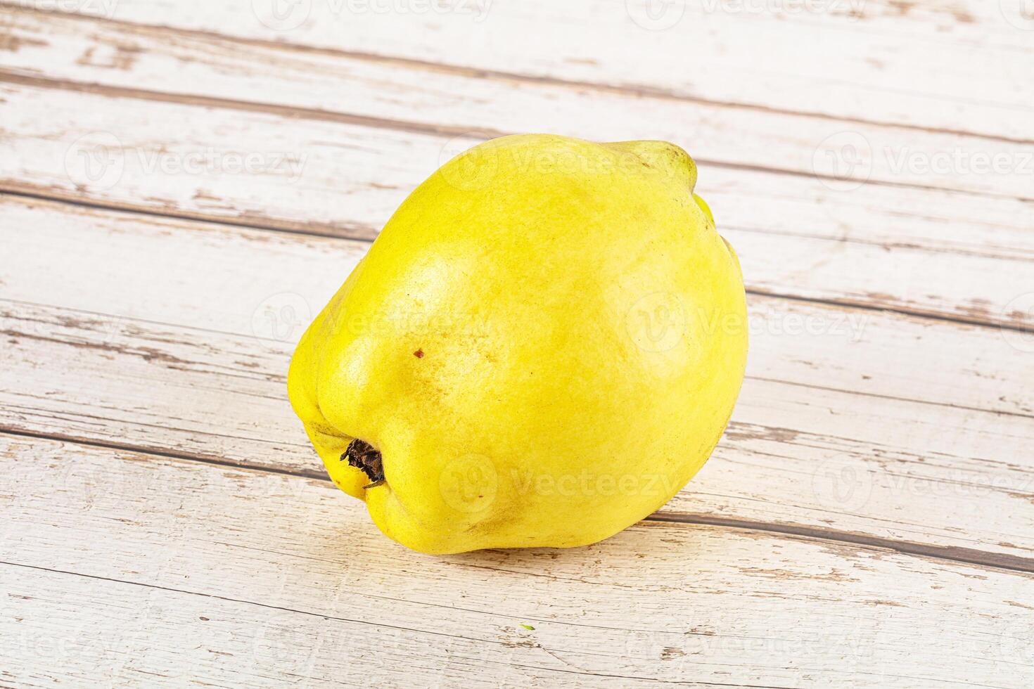 Ripe sweet organic quince fruit photo