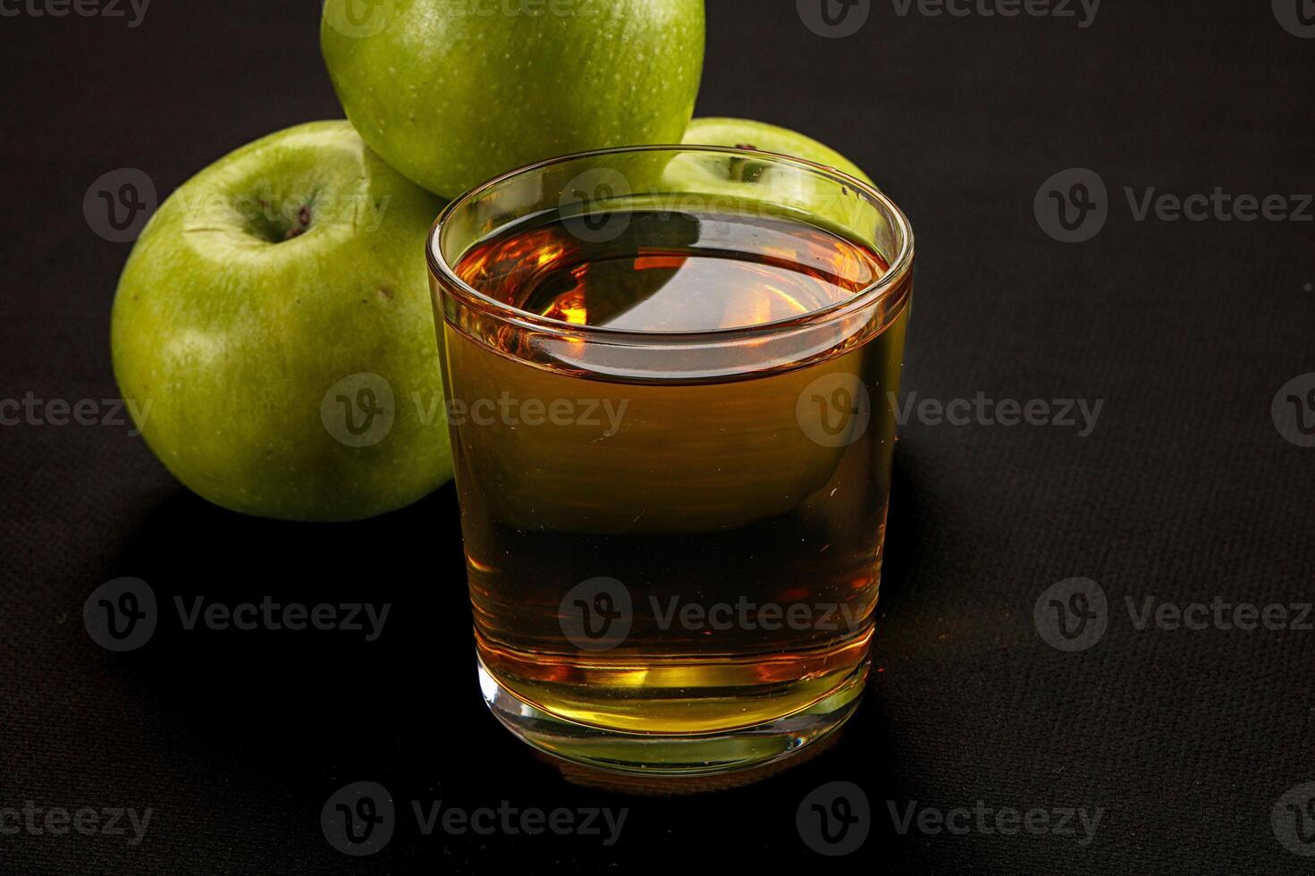 Fresh sweet natural apple juice photo