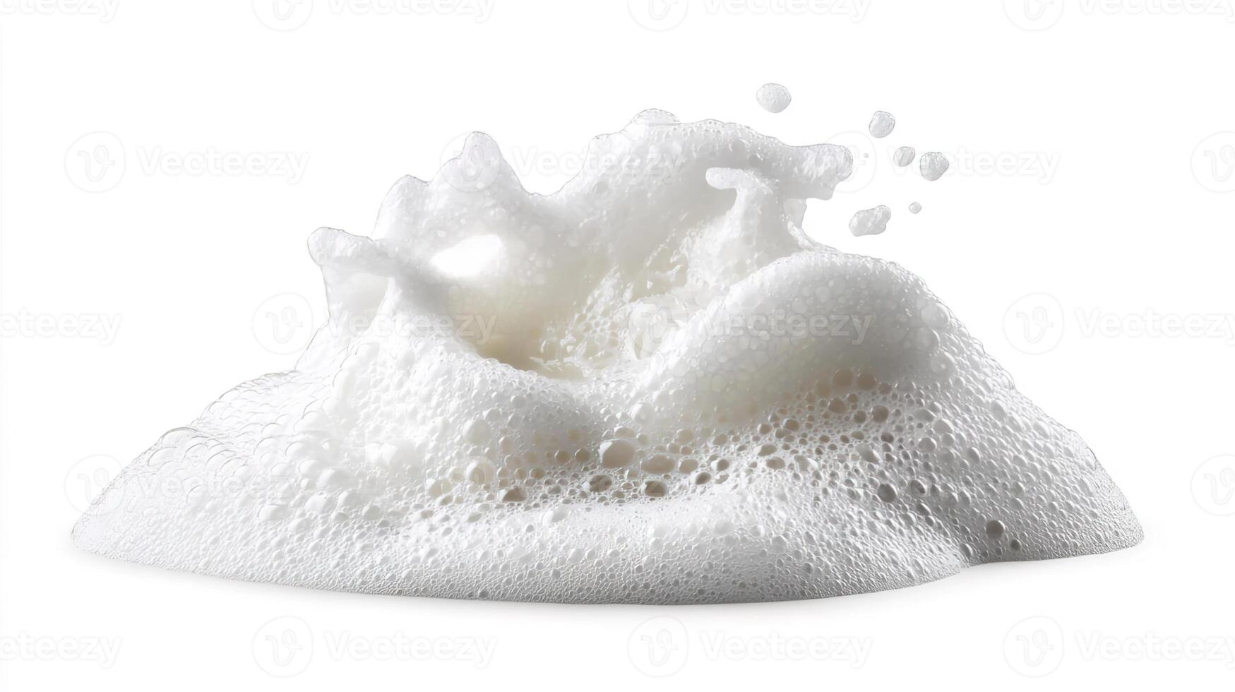 A pile of what appears to be foam or bubbles photo
