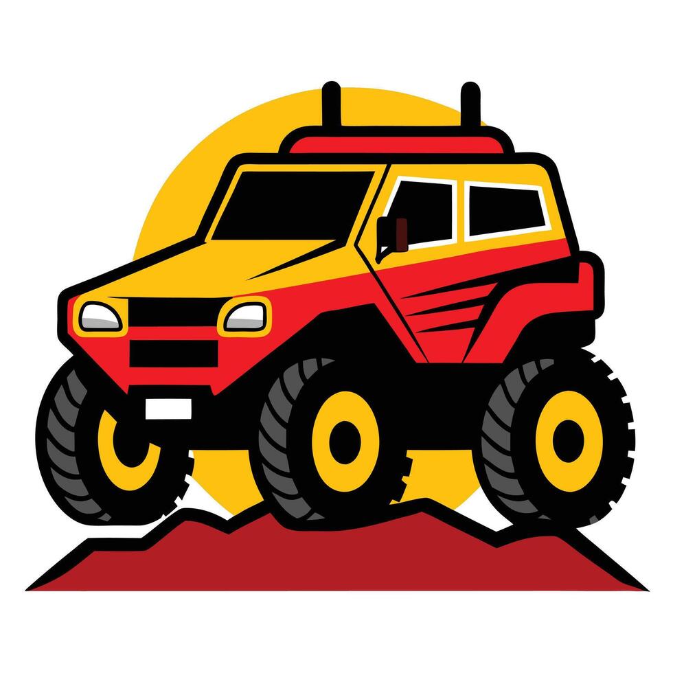 Off road vehicle vector