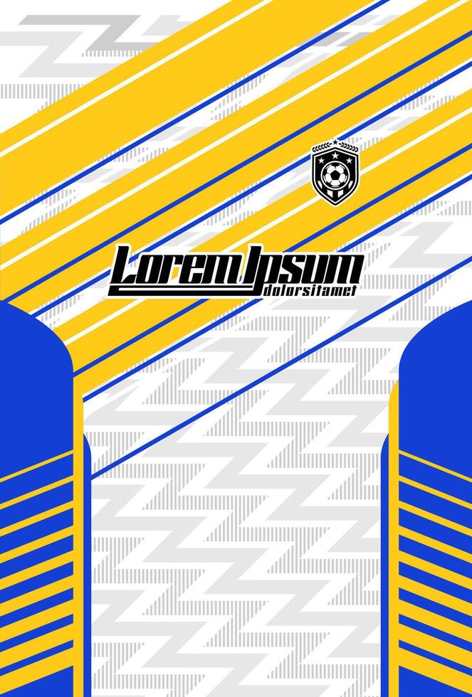 Abstract background for sports jersey pattern white zig zag vector