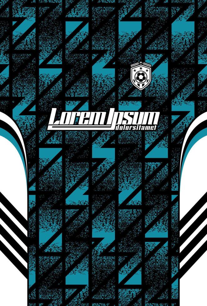 Abstract background for sports jersey pattern blue vector