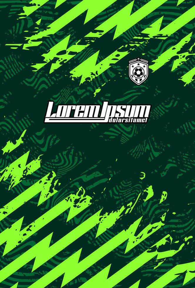 Abstract background for sports jersey pattern green vector