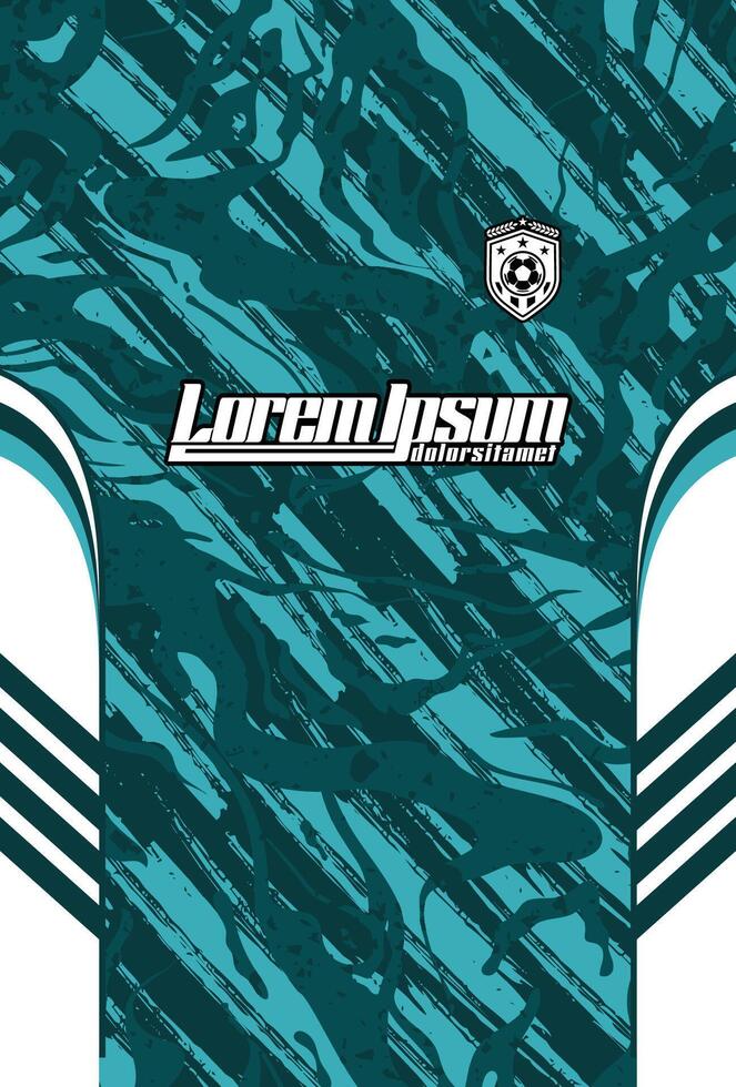Abstract background for sports jersey pattern brush tosca vector