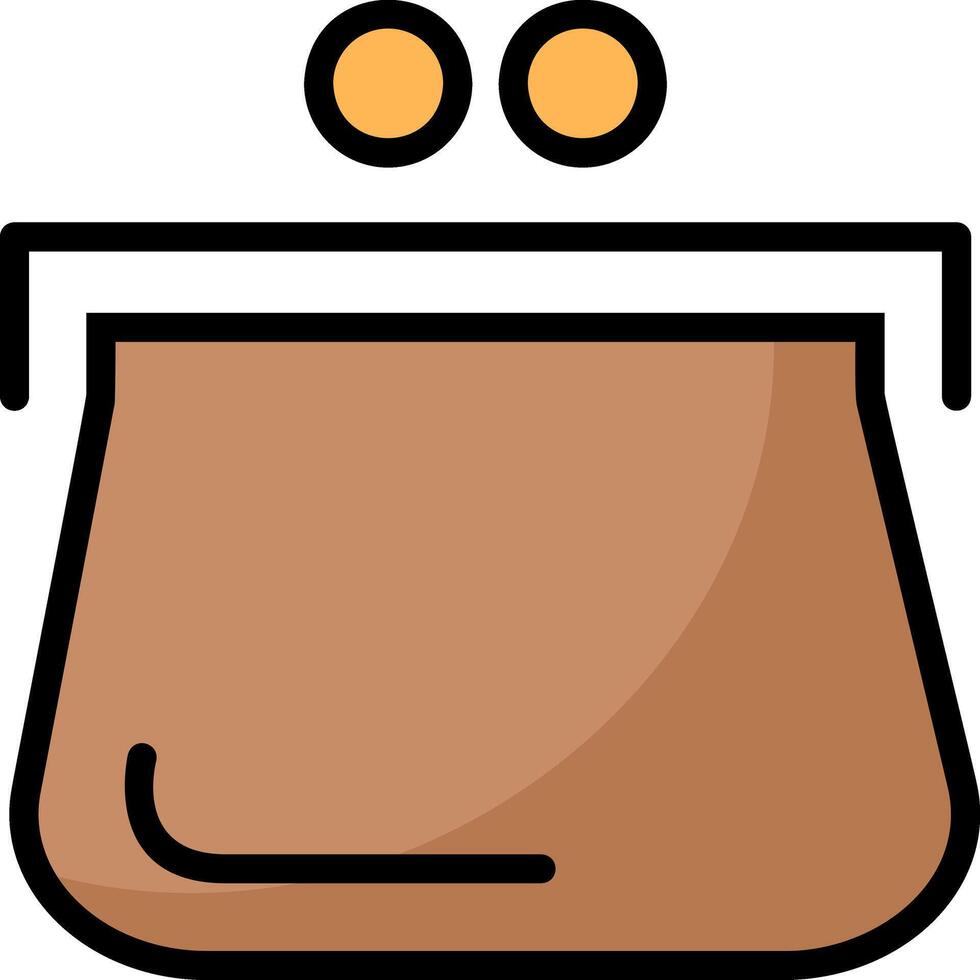 Small Purse Icon vector