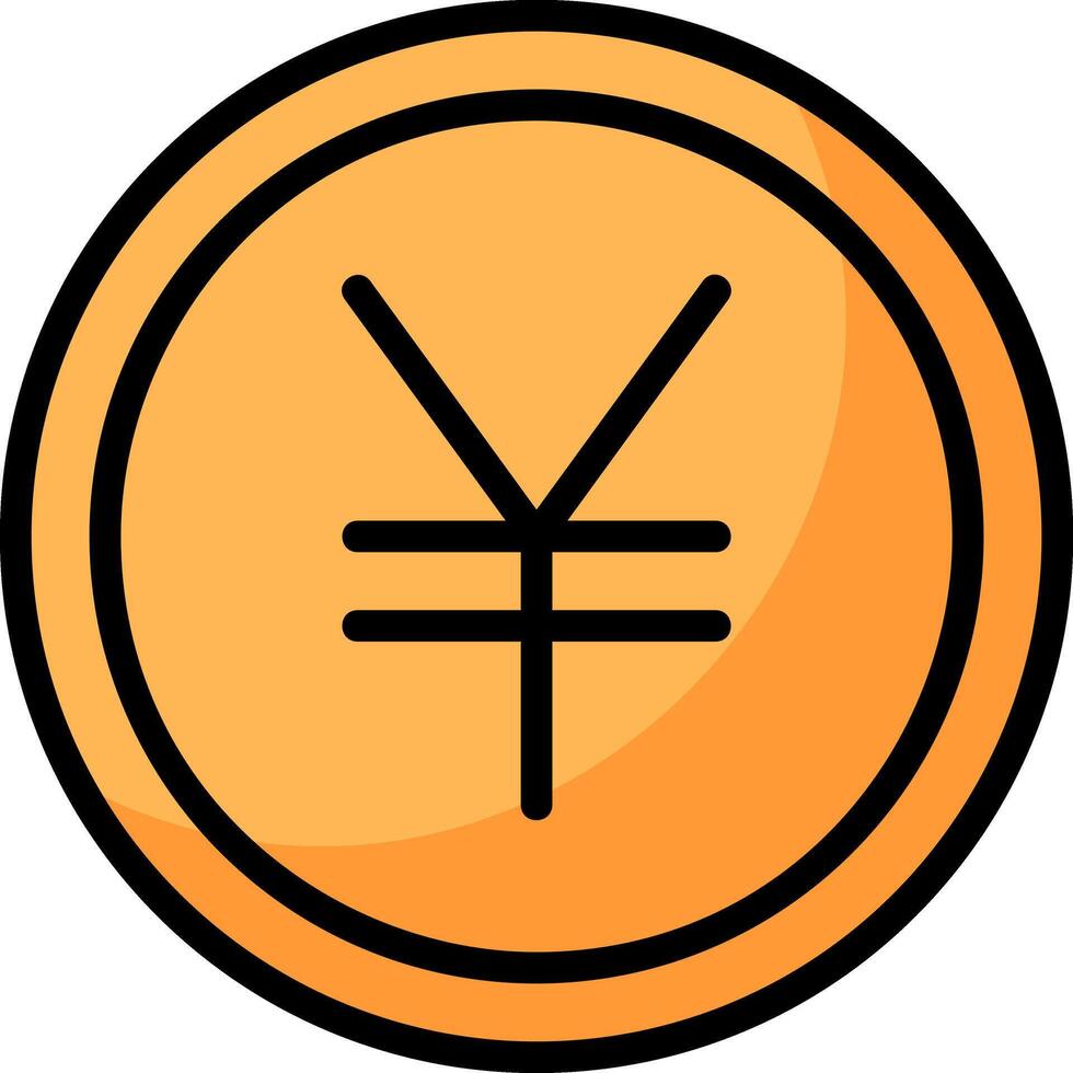 Yen Currency Icon vector