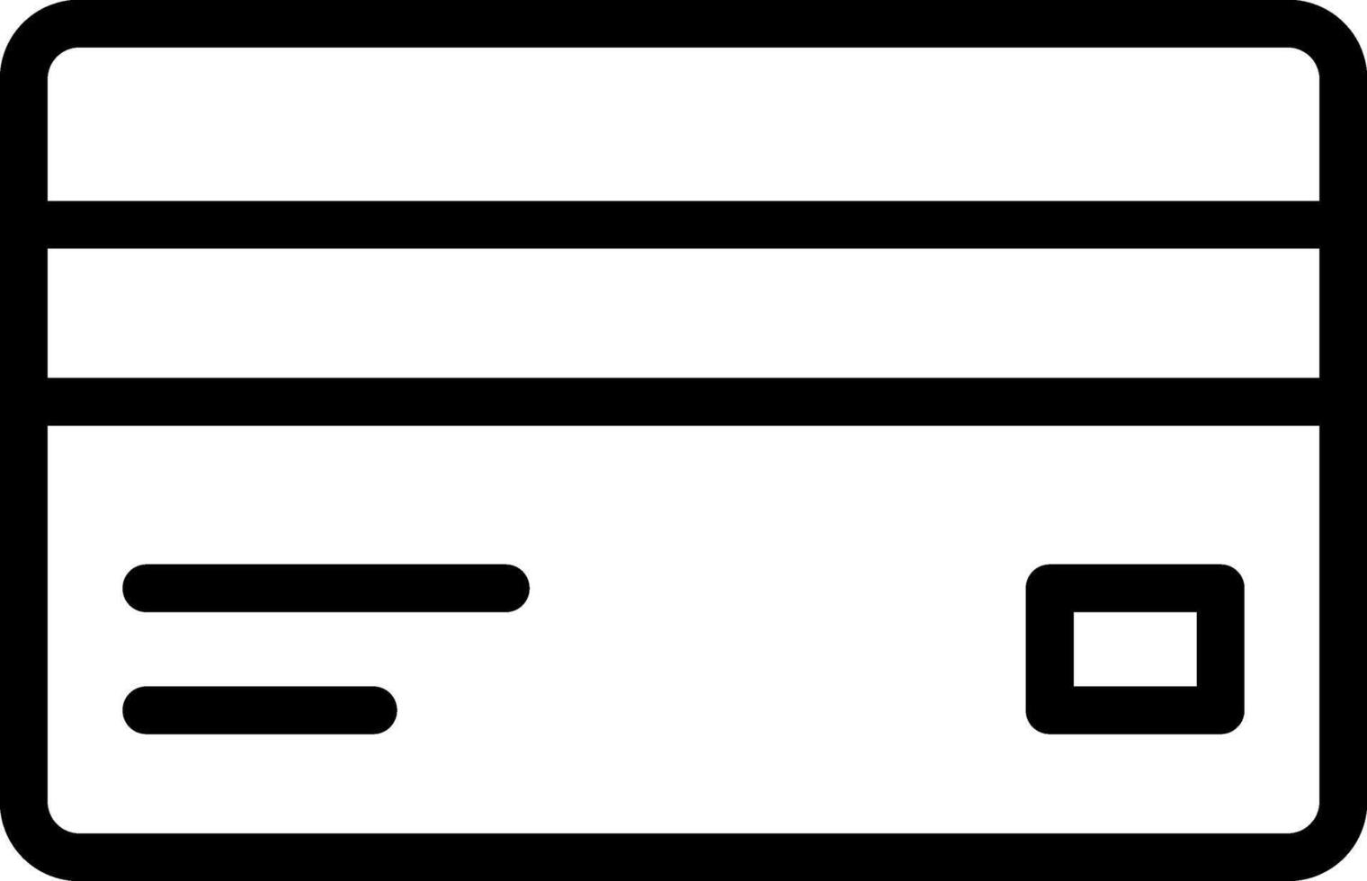 Credit Card Backside Icon vector