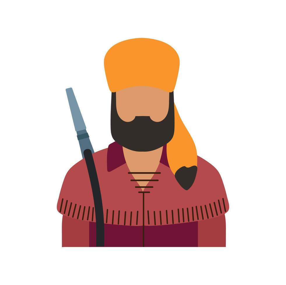 Trapper icon clipart avatar logotype isolated illustration vector