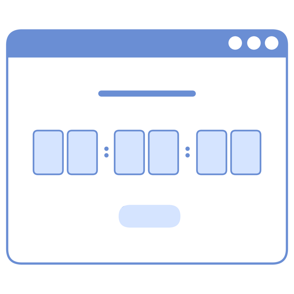 timer User Interface illustration png