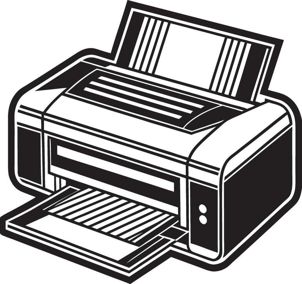 printer icon illustration vector